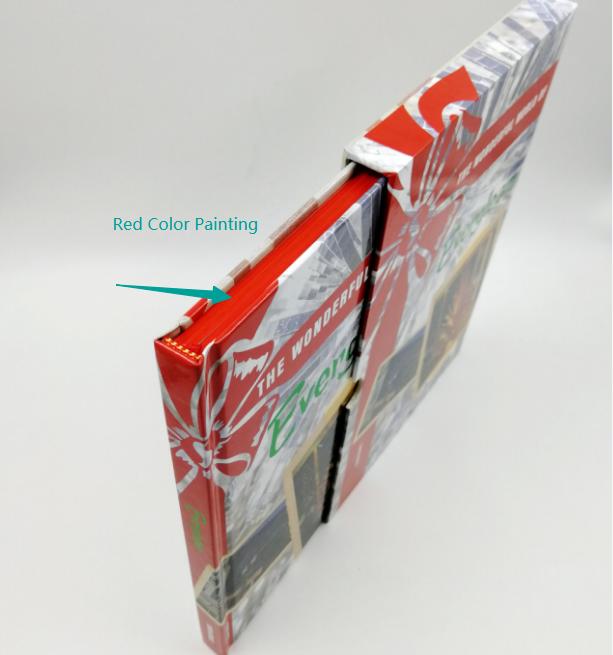 塗装されたスプレーエッジで本を作る方法は？